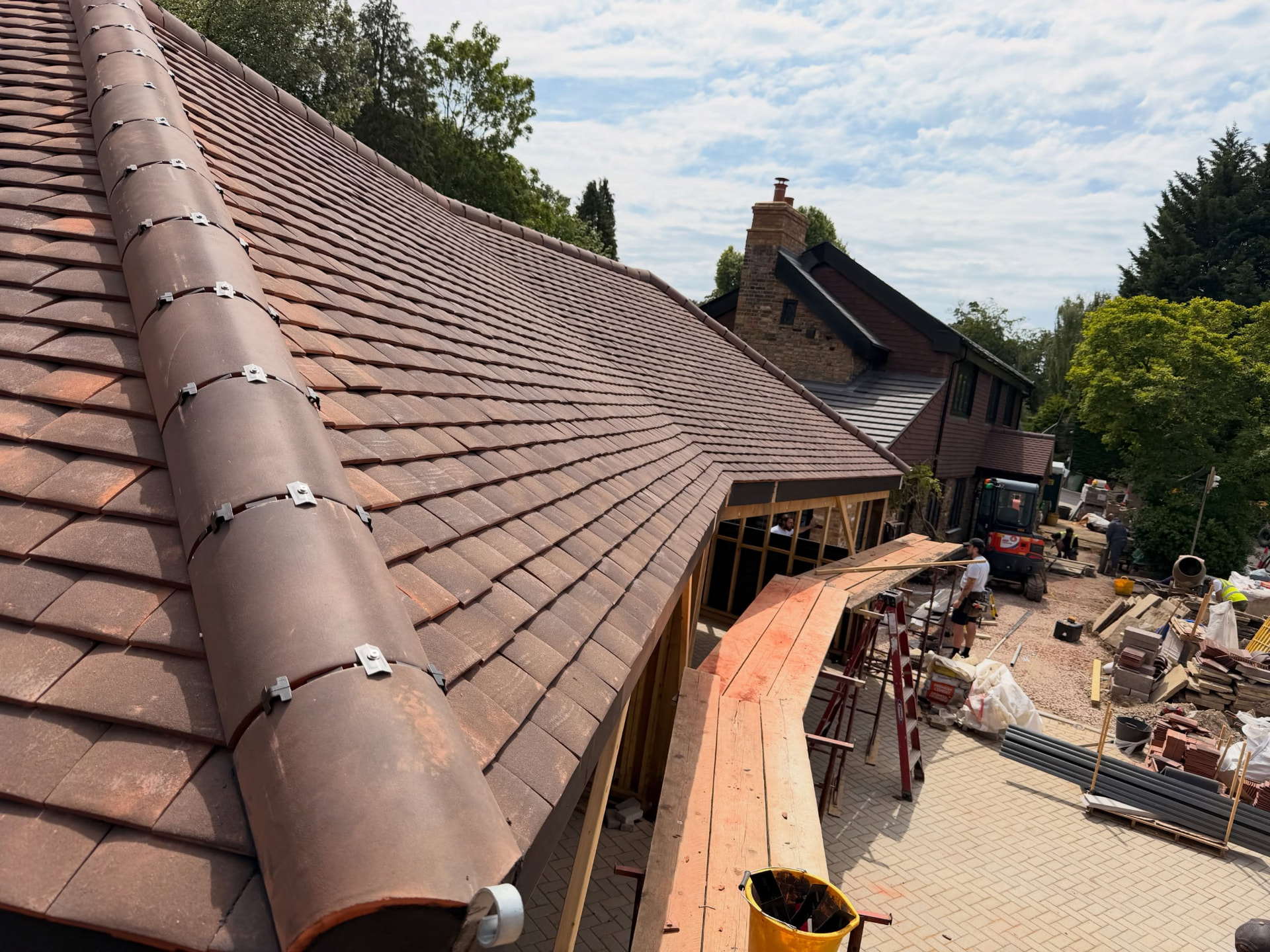 Completed roofing and leadwork by Heritage Roof & Lead Co.